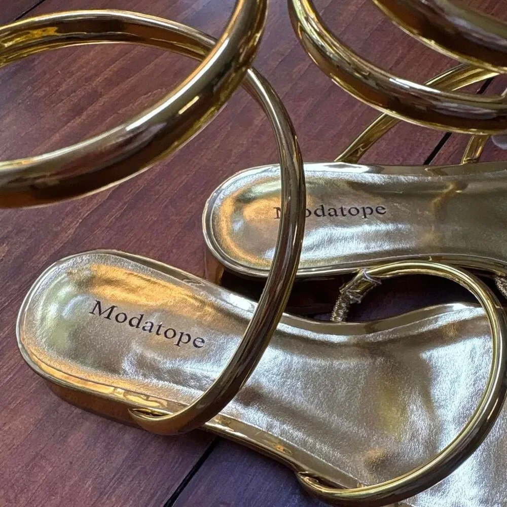 Unbranded Women's Gold Sandals
